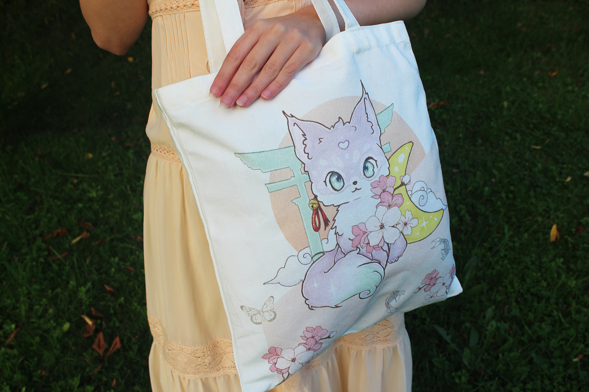 Tote-bag Renard du Soleil Levant image pour Tote-bag Renard du Soleil Levant