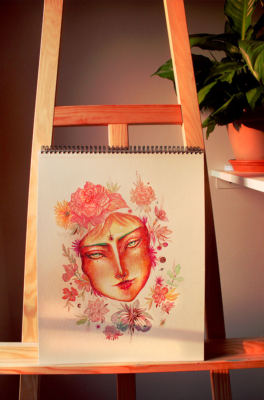 image de Visage Floral